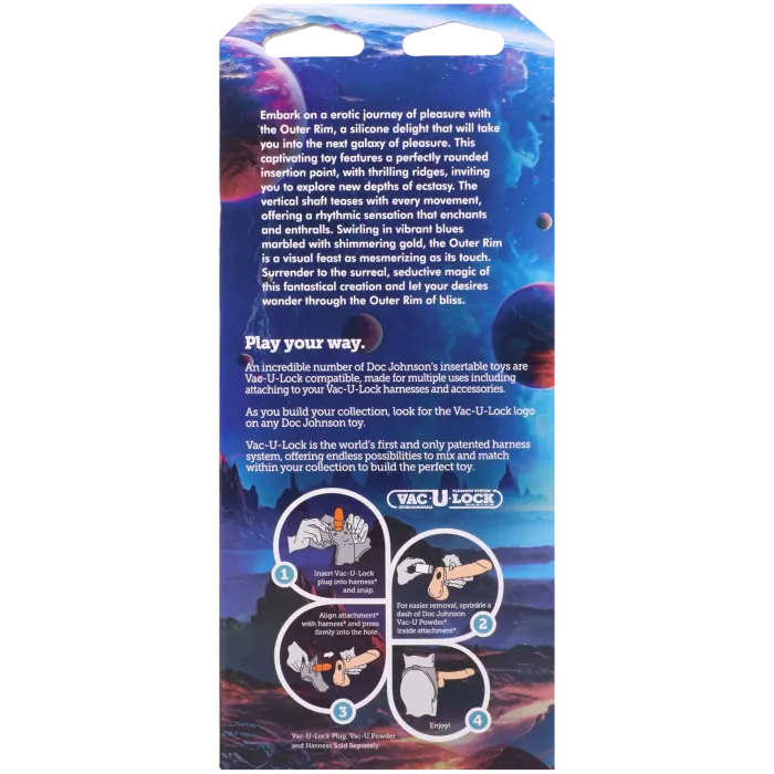 The Classics Fantasy Fuckers Outer Rim dildo blauw