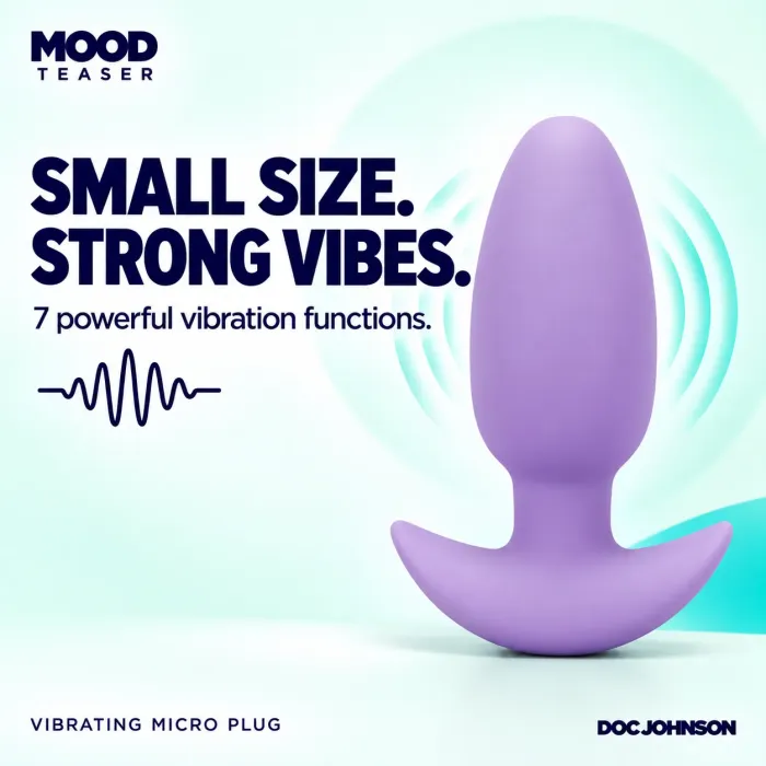 Mood Teaser vibrerende microplug silicone lavendel