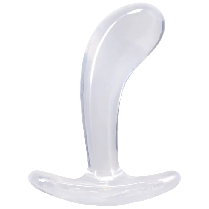 The Classics Crystal Jellies gebogen anale trainer set clear