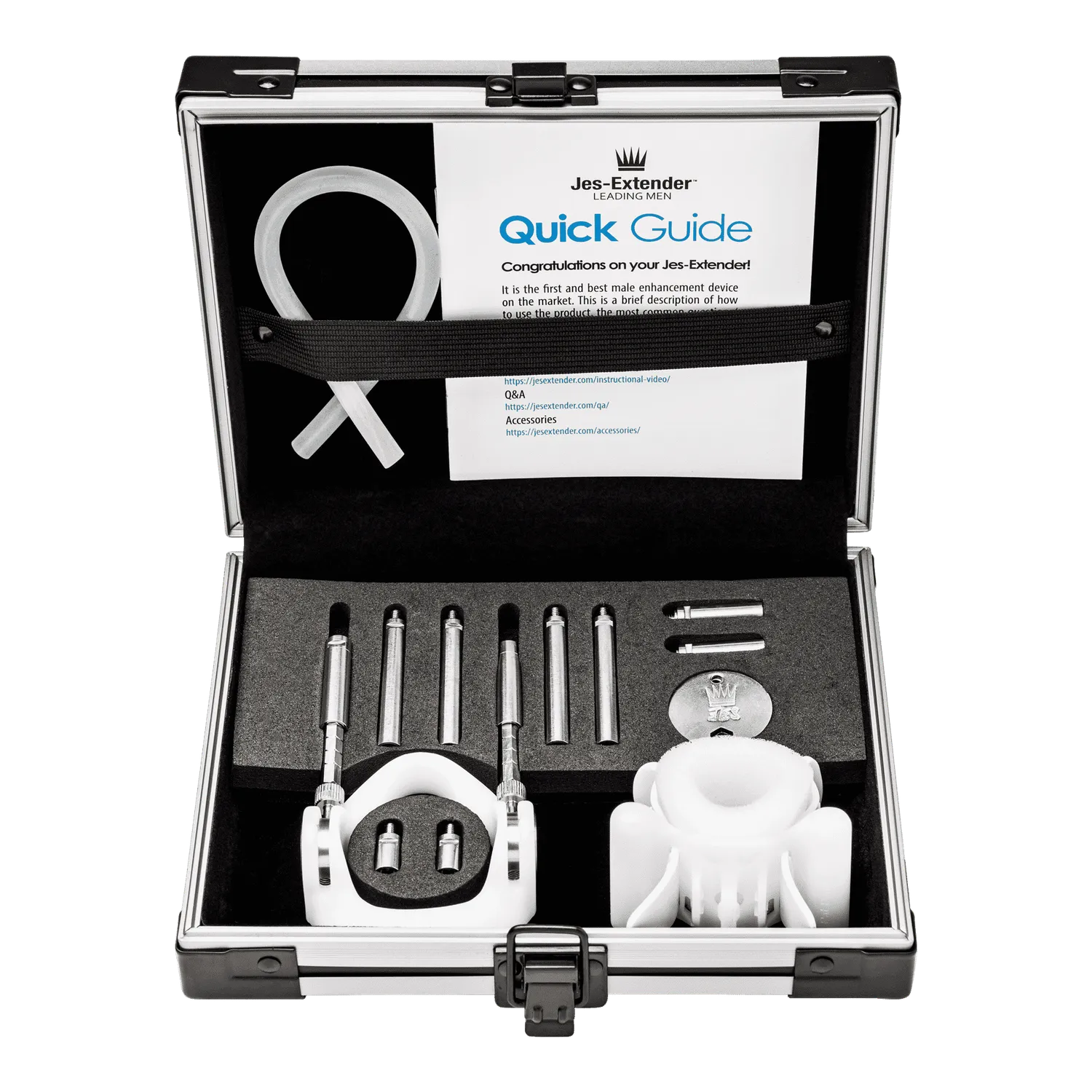 Jes-Extender Titanium Penisextender Set Aluminium Koffer