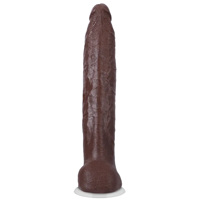 Signature Cocks Damion Dayski 12 Inch dildo bruin met zuignap