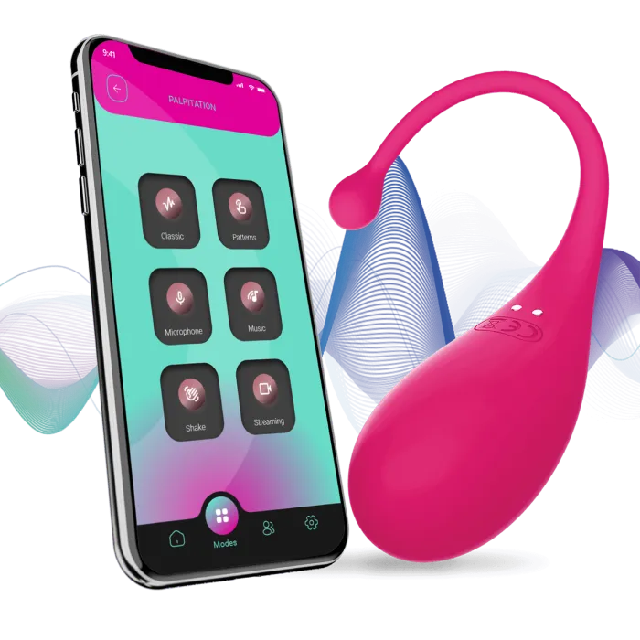 Adrien Lastic Palpitation trilei met app fuchsia siliconen