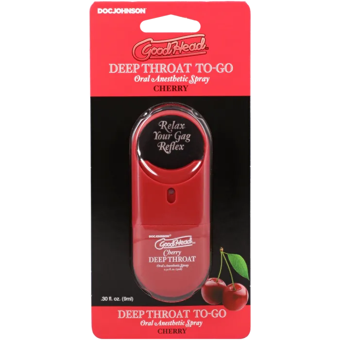 GoodHead Deep Throat Spray To-Go keelspray kers 9 ml verdovend