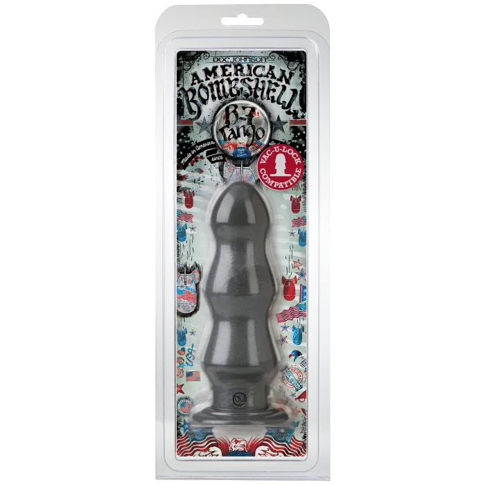 The Classics American Bombshell B-7 Tango dildo gun metal
