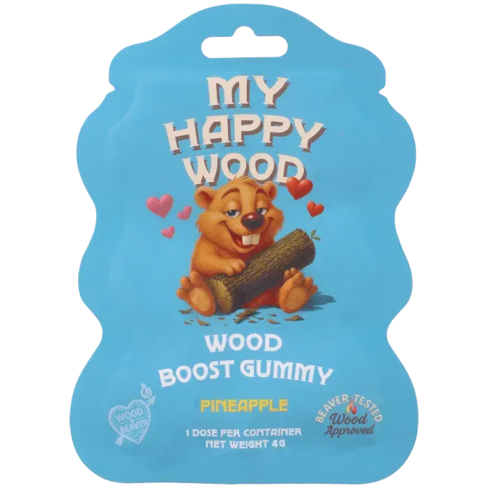 Wood In Beaver Wood Boost gummy ananas voor hem per stuk