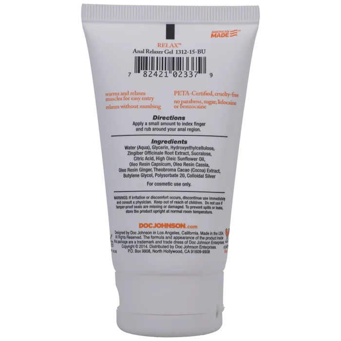 The Classics Intimate Enhancements Relax anal gel 56g verwarmend