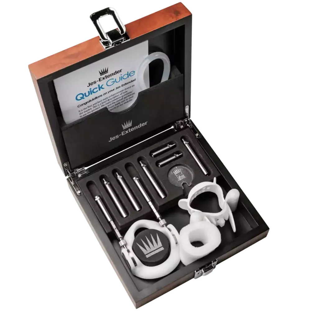Jes-Extender Straightener penisextender kromming set