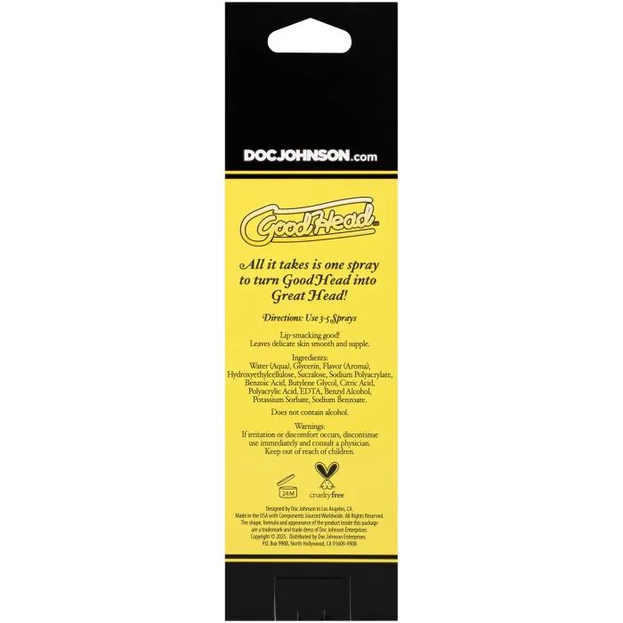 GoodHead Juicy Head Cocktails mondspray 59 ml Lemon Drop