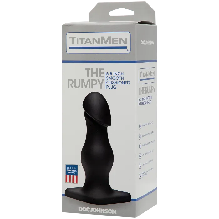 The Classics TitanMen The Rumpy buttplug zwart