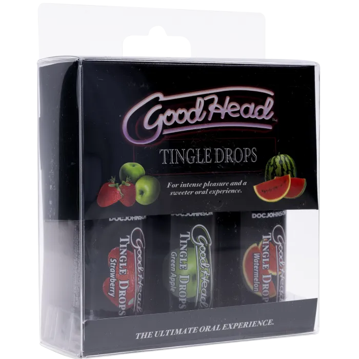 The Classics GoodHead Tingle Drops orale gel 3-pack fruit