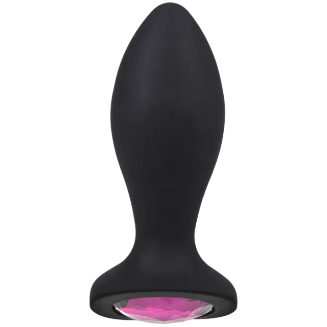 The Classics Booty Bling vibrerende buttplug roze 3 inch