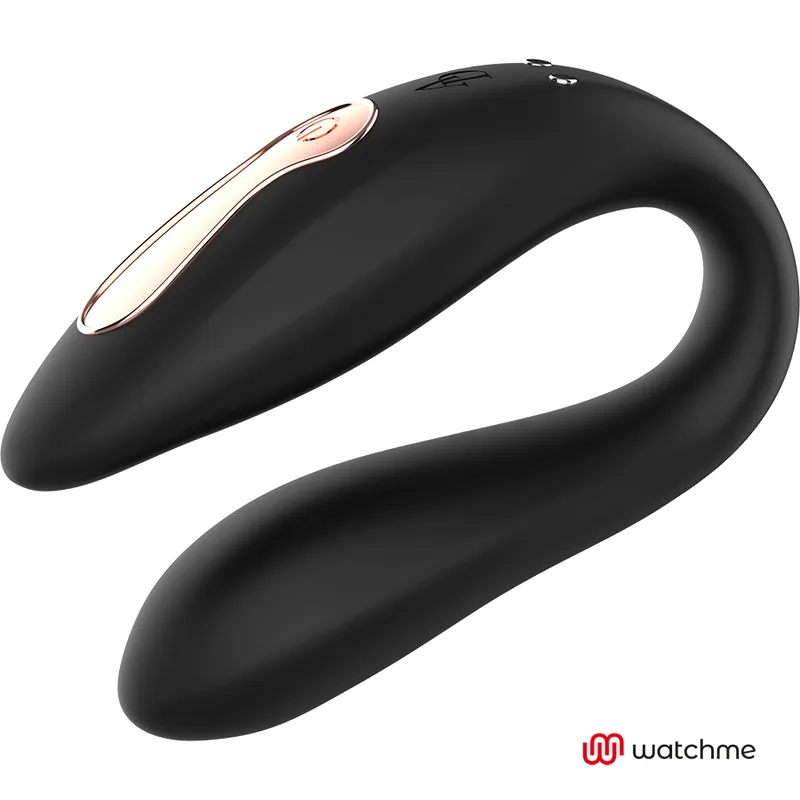 Anne's Desire WatchMe Dual Pleasure vibrator zwart dubbel
