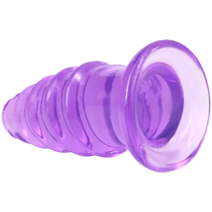 The Classics Crystal Jellies Anal Twist anale dildo 7 inch clear