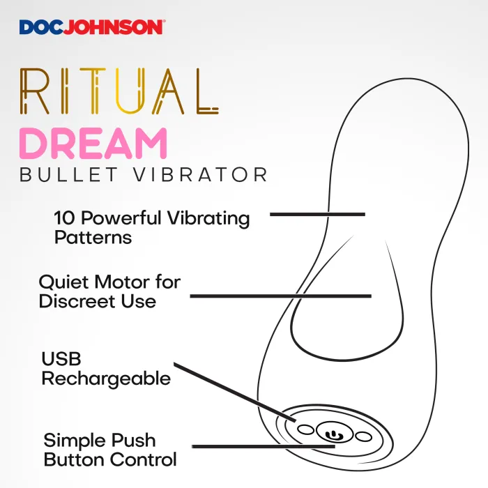 The Classics Ritual Dream bullet vibrator 10 standen roze