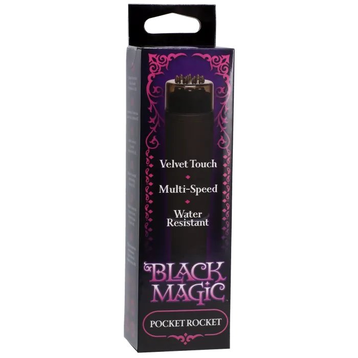 The Classics Black Magic Pocket Rocket mini vibrator