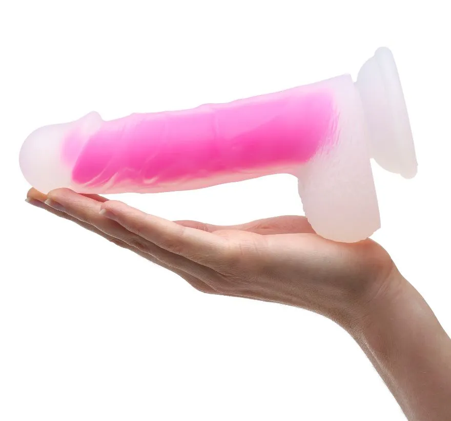 So Divine Glorious Dildo Roze 18 cm Real Skin Zuignap