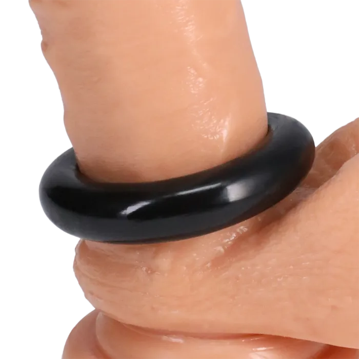 ROCK SOLID The 3X Donut cockring zwart rekbaar