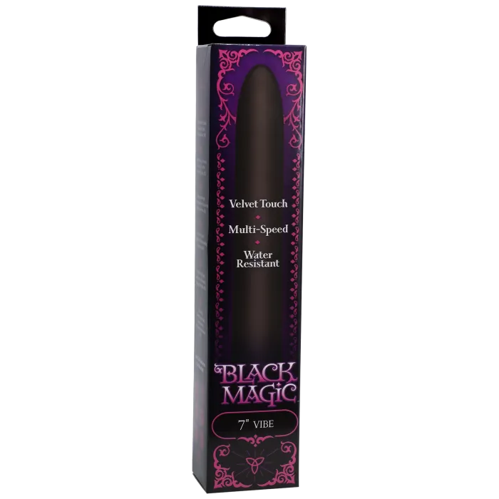 The Classics Black Magic 7 Inch vibrator zwart