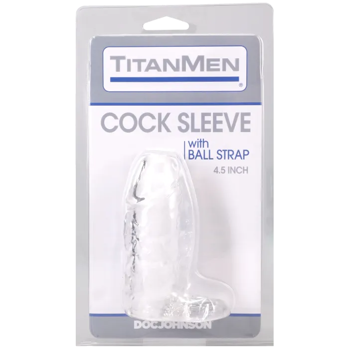 The Classics TitanMen Cock Sleeve penishoes 4.5 inch transparant