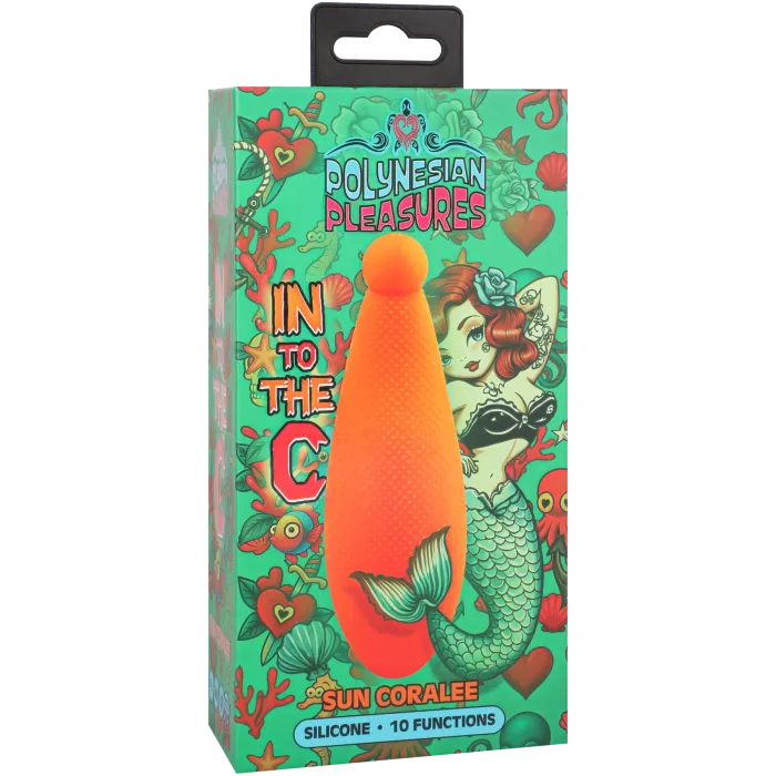 Into The C Sun Coralee siliconen vibrator oranje opzetstimulator