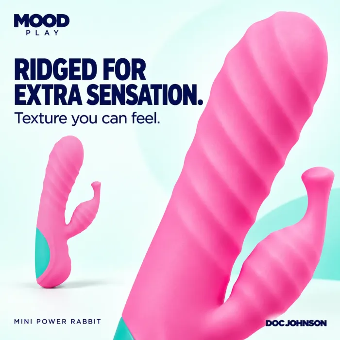 The Classics Mood Play Mini Power Rabbit vibrator roze