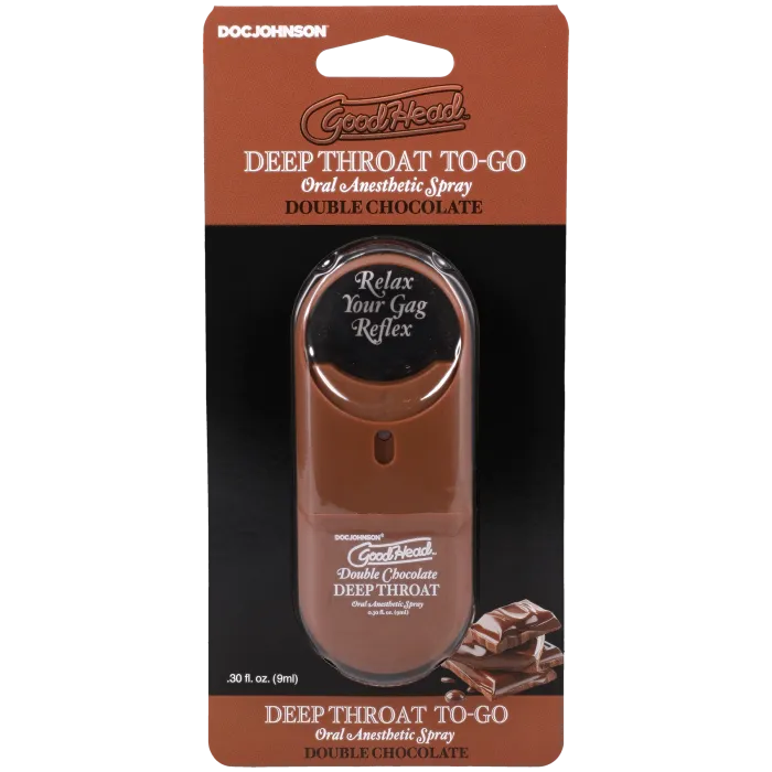 The Classics GoodHead Deep Throat Spray To-Go keelspray chocolade 9 ml
