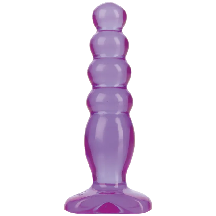 Crystal Jellies Anal Delight anale plug 5 inch roze kralen