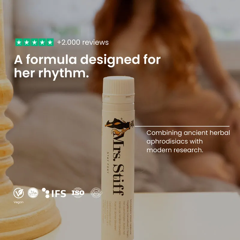 Mrs Stiff Libido Booster vrouwen lustshot natuurlijk 1 shot