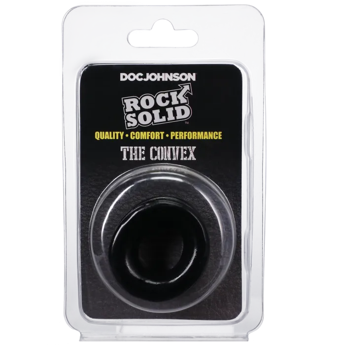 The Classics Rock Solid Convex penisring zwart