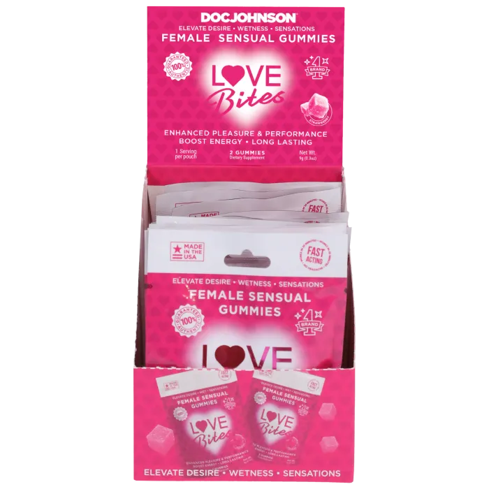 The Classics Love Bites gummy aardbei 1 stuk voor haar