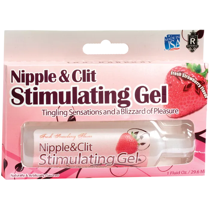 The Classics Nipple Clit stimulerende gel aardbei 28g
