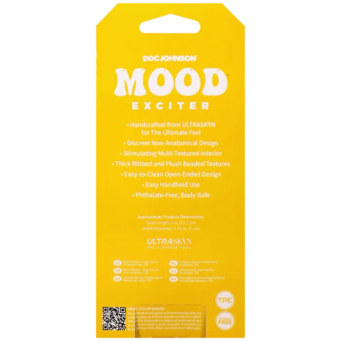 The Classics Mood Exciter masturbator blauw dubbele ingang