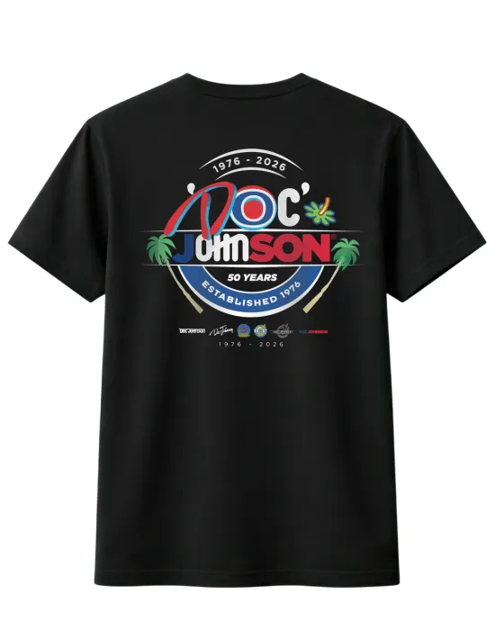 Doc Johnson 50th Anniversary T-shirt zwart katoen