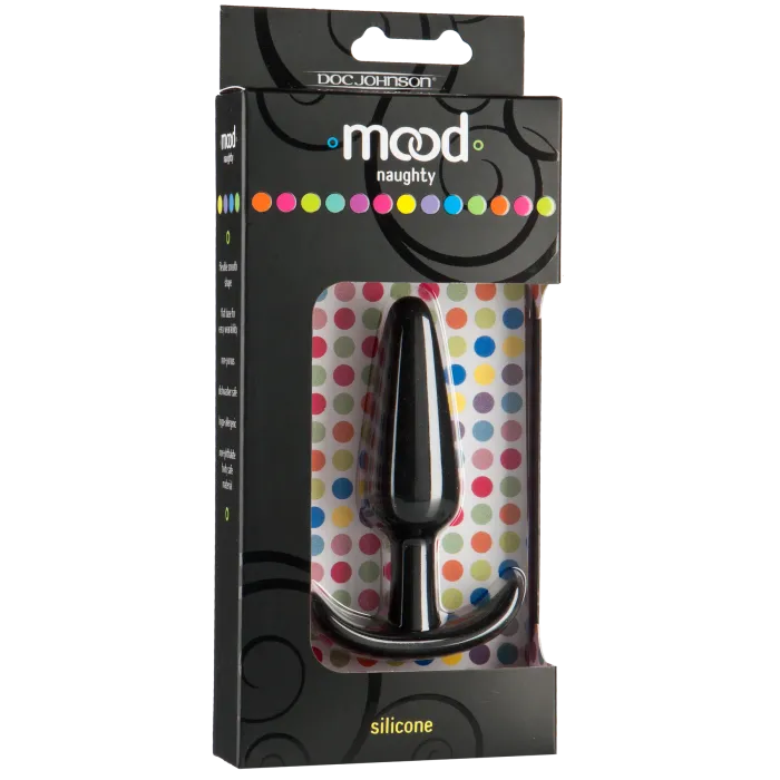 The Classics Mood Naughty 1 buttplug medium zwart silicone