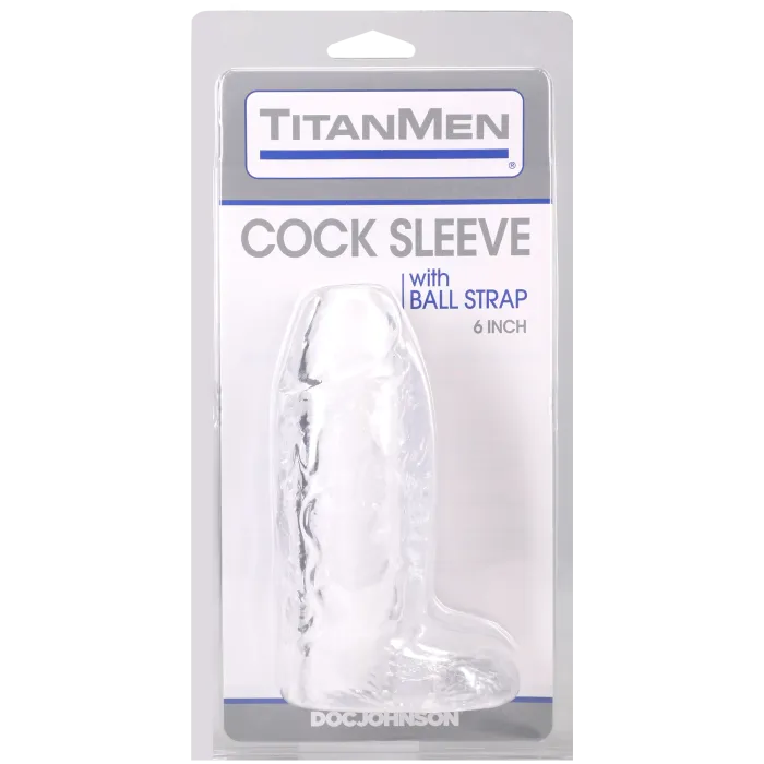 The Classics TitanMen Cock Sleeve penissleeve 6 inch transparant