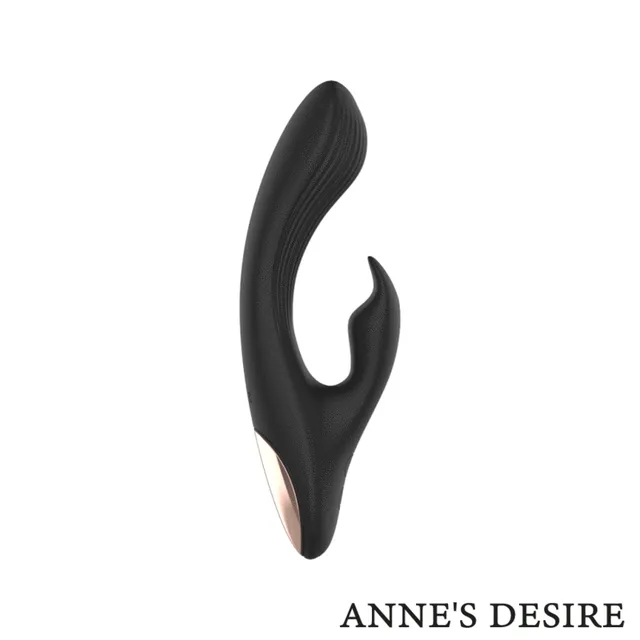 Anne's Desire WatchMe Rabbit vibrator zwart afstandsbediening