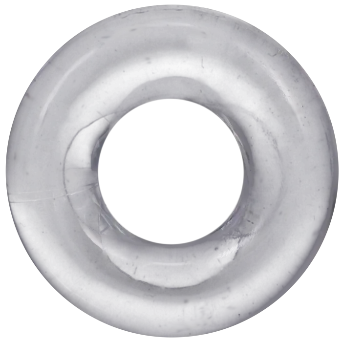 The Classics Rock Solid 2X Donut stretch cockring zwart