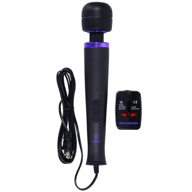 Merci Power Wand siliconen wand massager violet krachtig