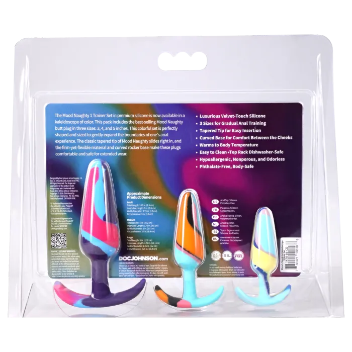 The Classics Mood Naughty 1 buttplug trainer set 3 stuks silicone