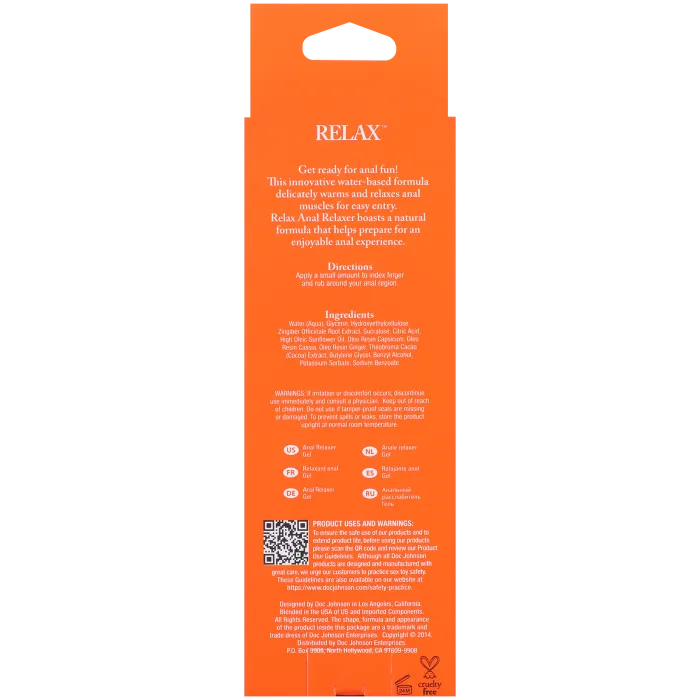 The Classics Intimate Enhancements Relax anal gel 56g verwarmend