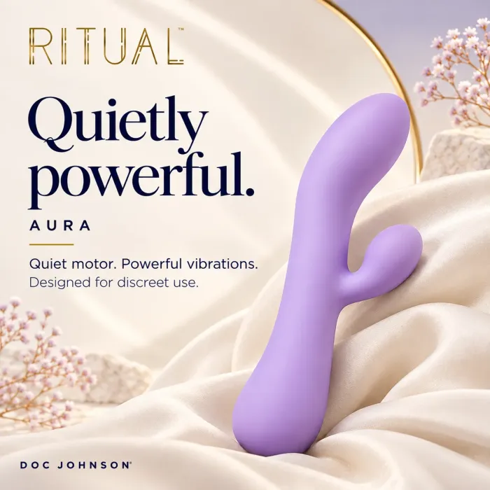 The Classics Ritual Aura rabbit vibrator lila 10 standen
