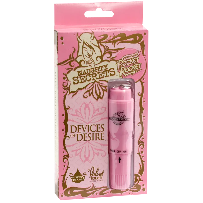 The Classics Naughty Secrets Pocket Rocket Vibrator Roze