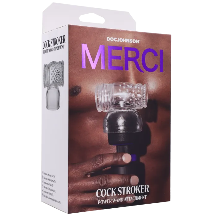 Merci Cock Stroker wand opzetstuk transparant