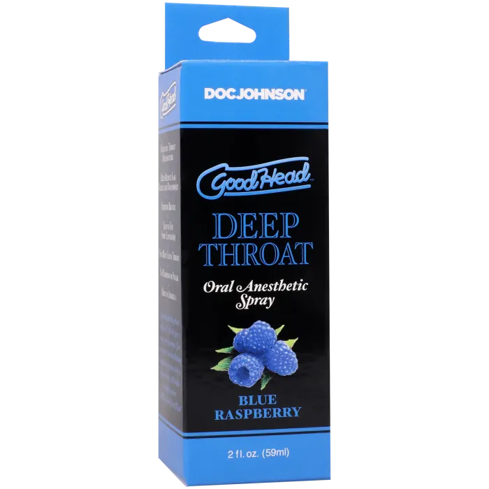 GoodHead Deep Throat Spray keelspray blue raspberry 59 ml verdovend