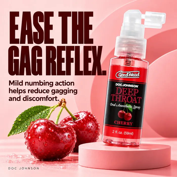GoodHead Deep Throat Spray Cherry keelspray 59ml