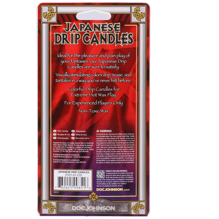 The Classics Japanese Drip Candles waxplay kaarsen 3 stuks