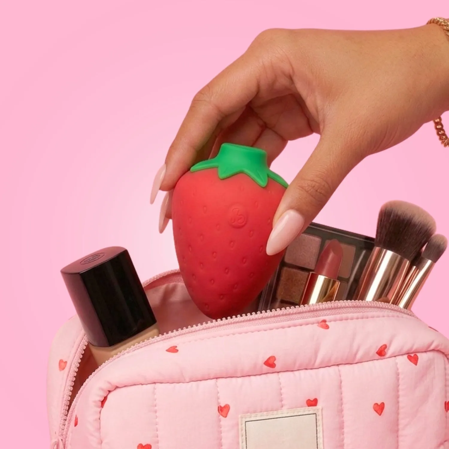 So Divine Strawgasm aardbei luchtdruk vibrator