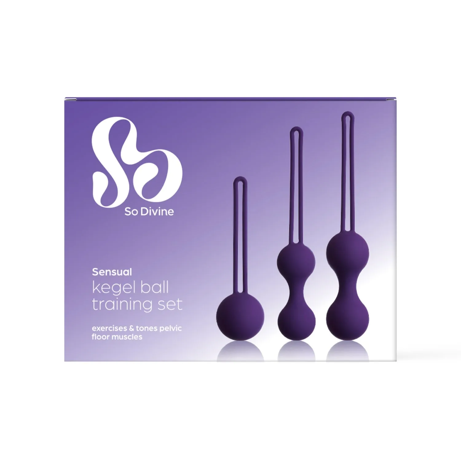 So Divine Sensual kegeltraining set siliconen 3-delig