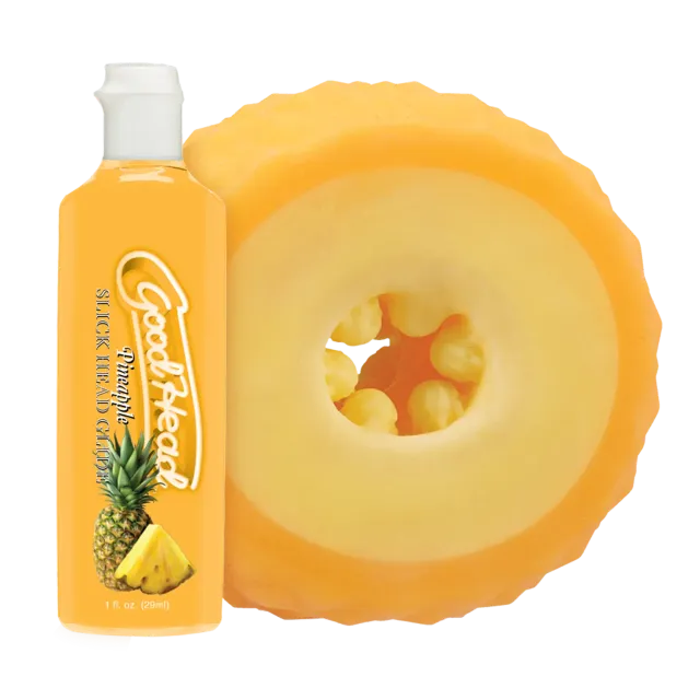 GoodHead Pineapple blowjob set stroker ananas + glijmiddel