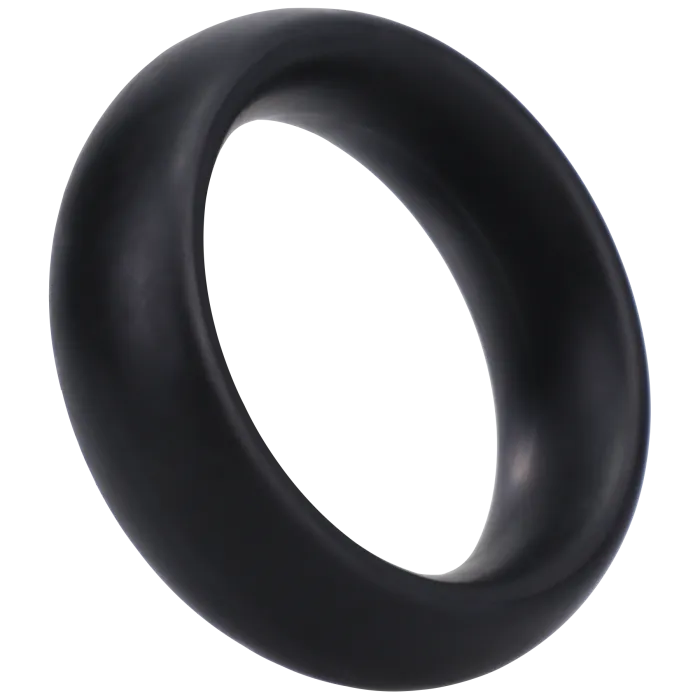 Rock Solid Silicone Collar cockring siliconen medium zwart